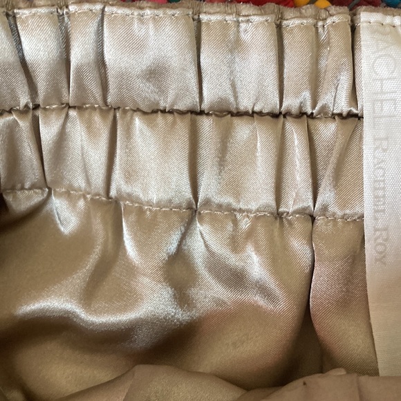Rachel Roy®️ Gold Brushed Soft Faux Leather Skirt with HandPockets NWOTs - Picture 5 of 7